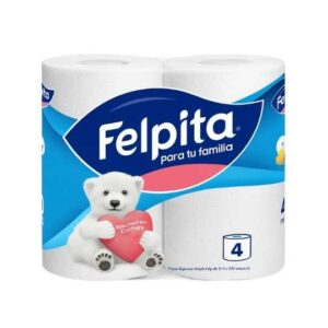 PAPEL HIGIENICO FELPITA H/S 4X30 MTS